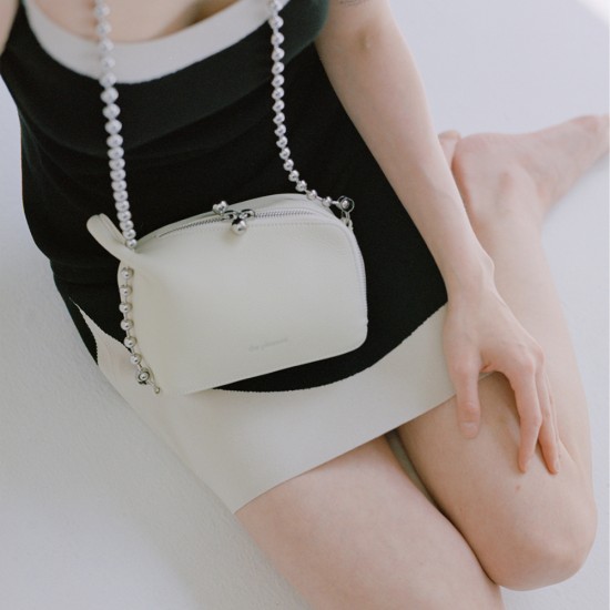 Take-out lunch box bag, cowhide crossbody square bag - Memoo.com